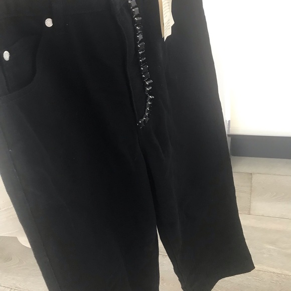 SANDRO embellished sz 36 black jeans - Picture 9 of 16